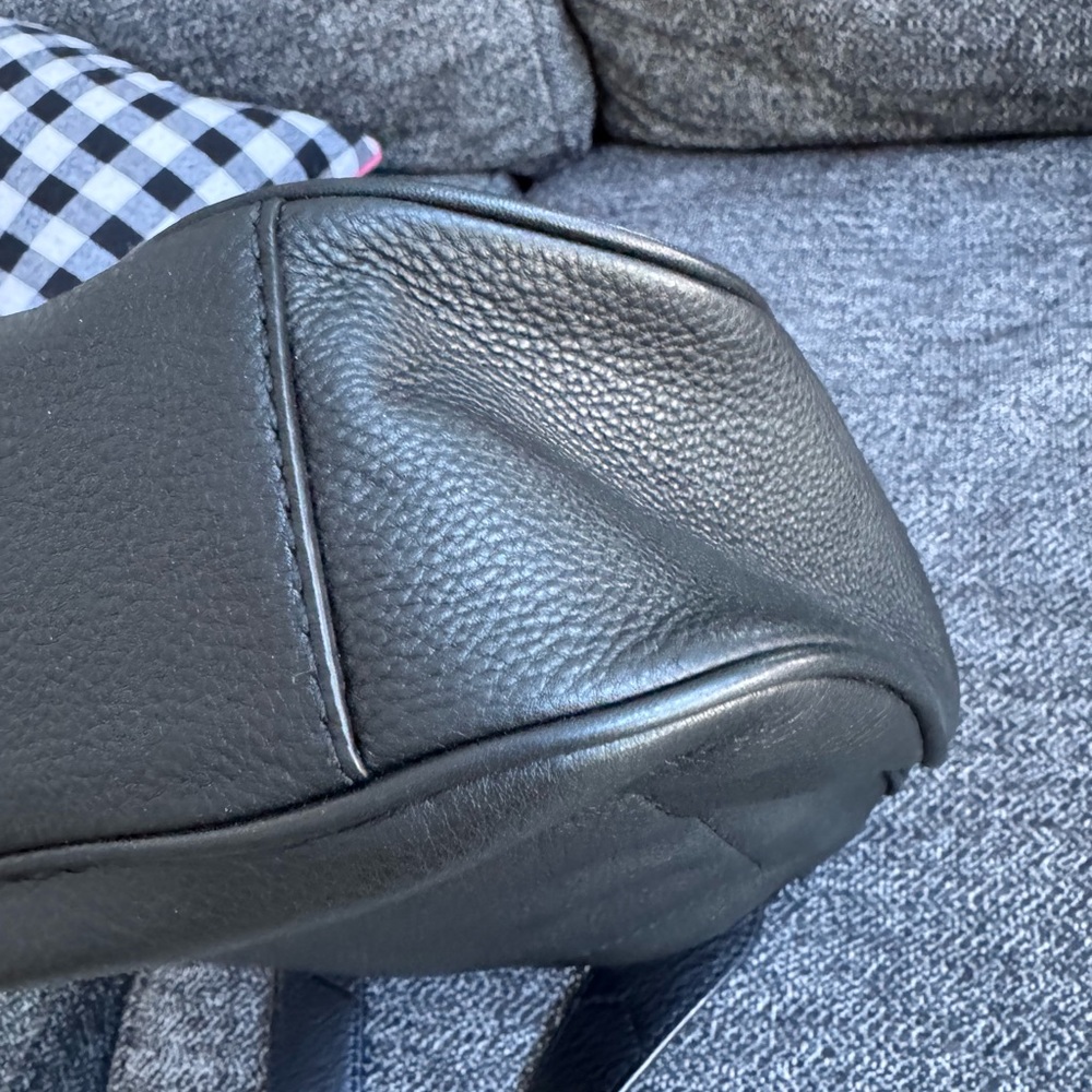 Marc Jacobs Black Hobo Bag with Gold Accents - Picture 12 of 12